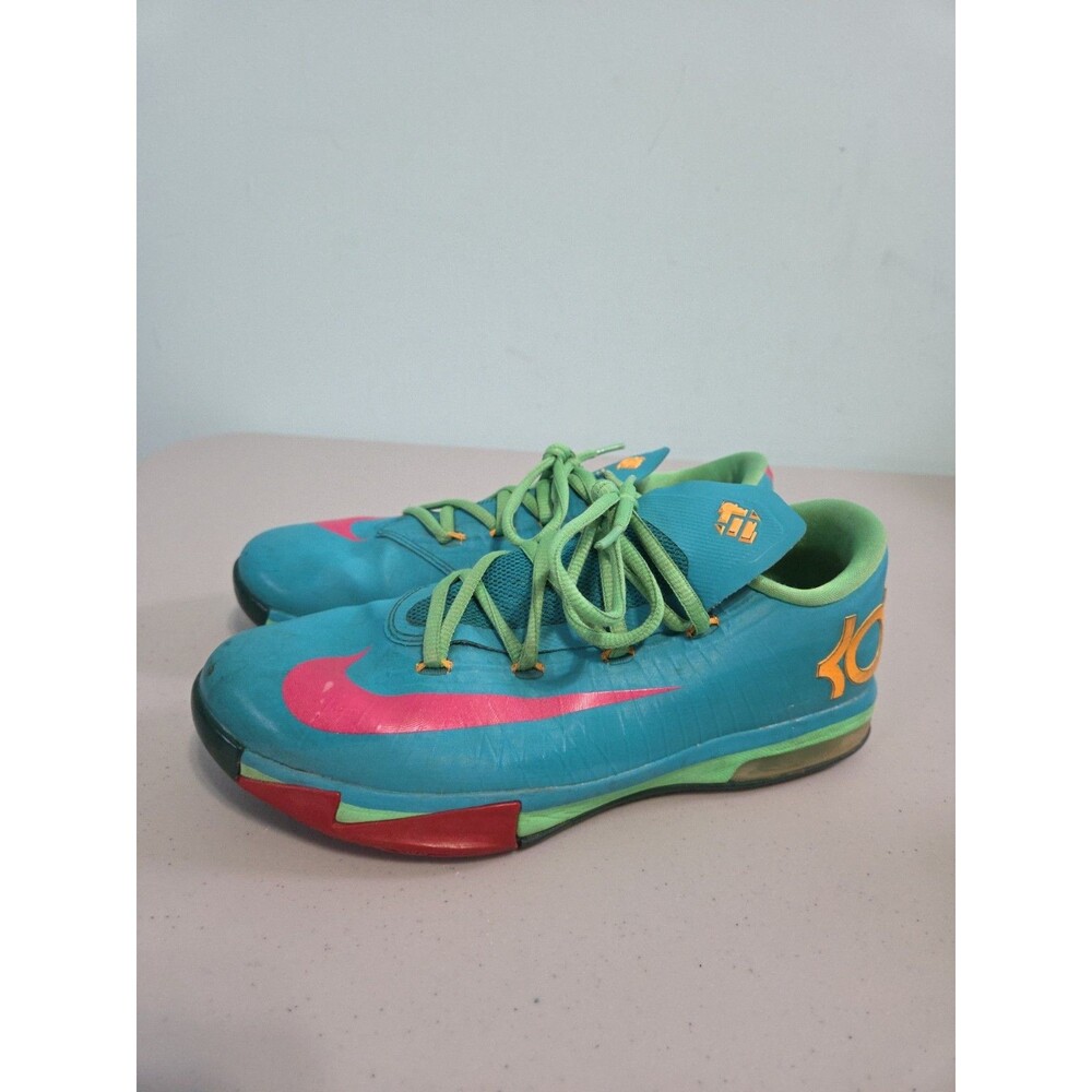 Nike KD VI 6 Hero Pack Size 6.5y Turbo Green Vivid Pink Nightshade shoes